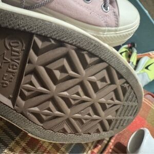 Converse Blush and Off-White Sneakers